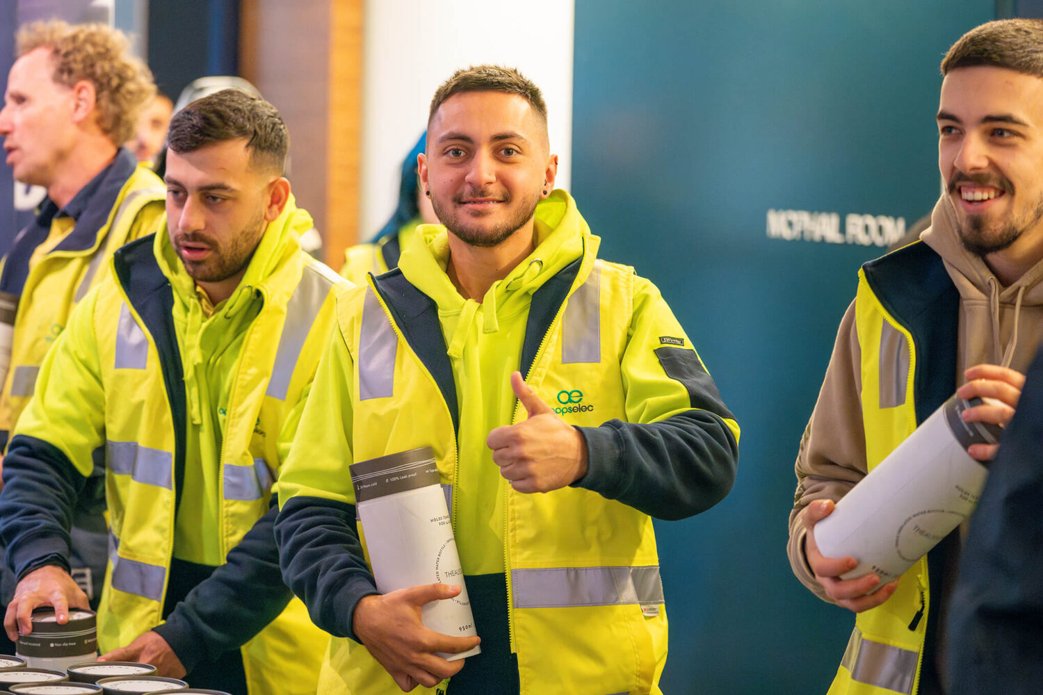 Electrical Trades Union of Victoria members at EBA meeting at ETU HQ in North Melbourne, VIC