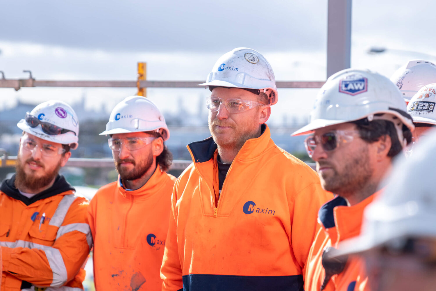 Electrical Trades Union of Victoria members at toolbox talk